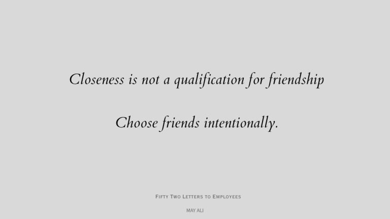 Managing friendship in your career