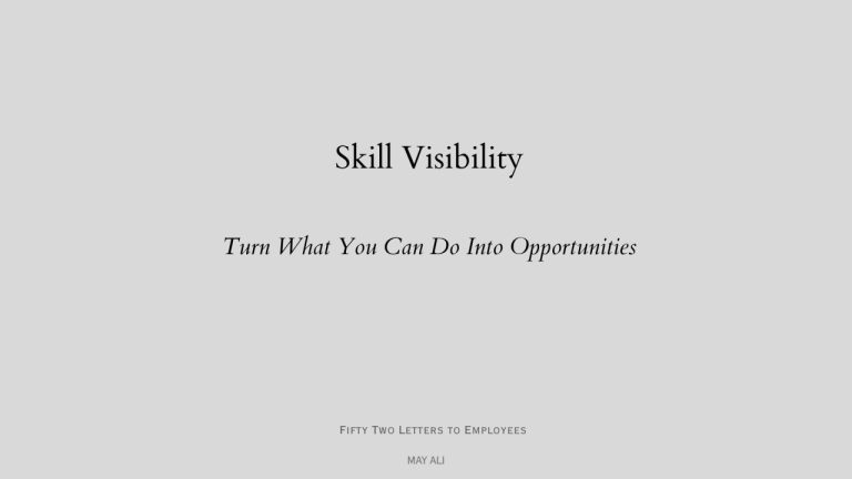 Skill Visibility